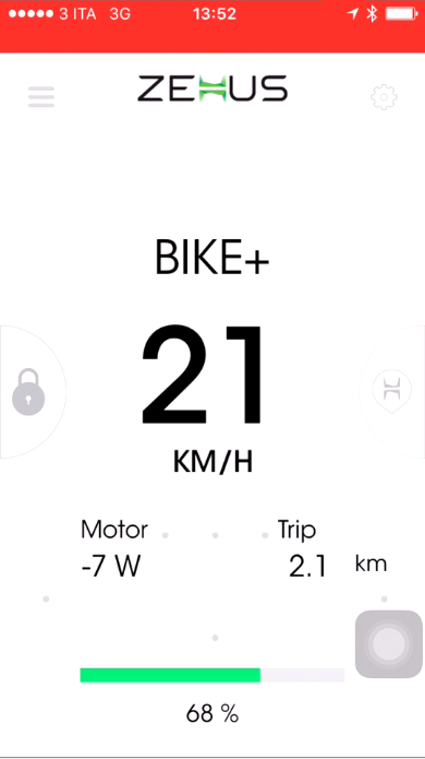 Zehus app Test bike
