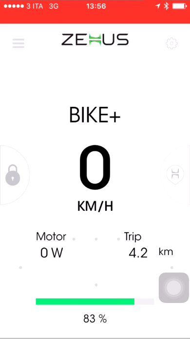 Zehus app Test bike